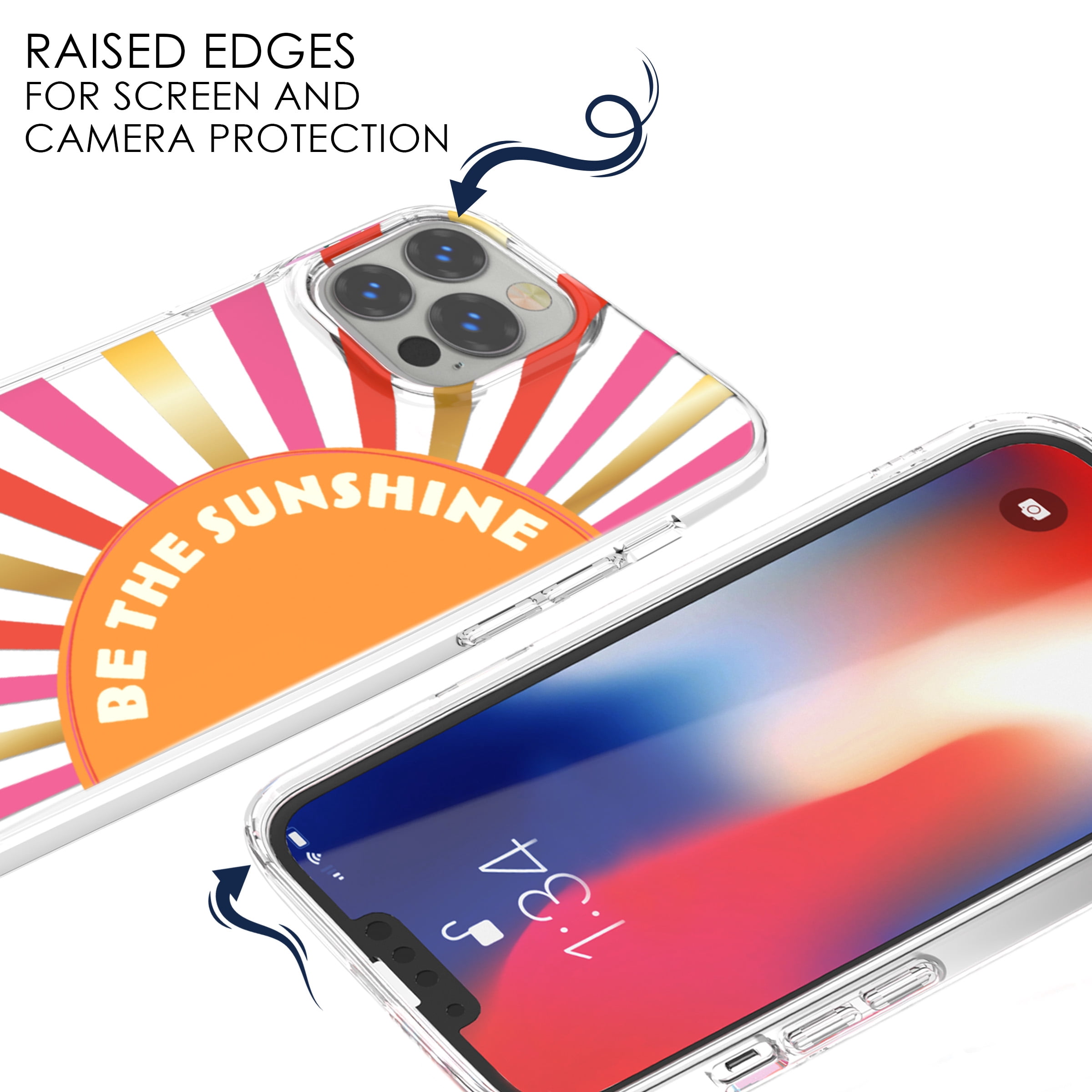 Packed Party "Be the Sunshine" iPhone Case | Fits iPhone 12 or 12 Pro | Durable, Slim Design and 10-Ft. Drop Test Certified
