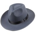 thumbnail image 2 of Dengjunhu Classic Fedora Hat for Men & Women Wool Felt Wide Brim Hat Retro Wide Brim Floppy Panama Hat, 2 of 4