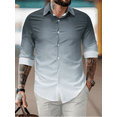 thumbnail image 1 of Camisa hawaiana 2024, camisa casual de moda para hombre, color claro, botón, nueva camisa de solapa de manga larga para hombre, talla grande XS-6XL, 1 of 6