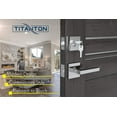 thumbnail image 3 of TITANTON 1721 - Modern Door Handles Door Levers Set in Polished Chrome Finish - Passage No Lock, 3 of 9