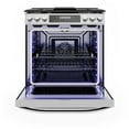 thumbnail image 2 of Midea 30-In Slide-In Gas Range with Wi-Fi Connectivity and True Convection, Stainless Steel, 2 of 12