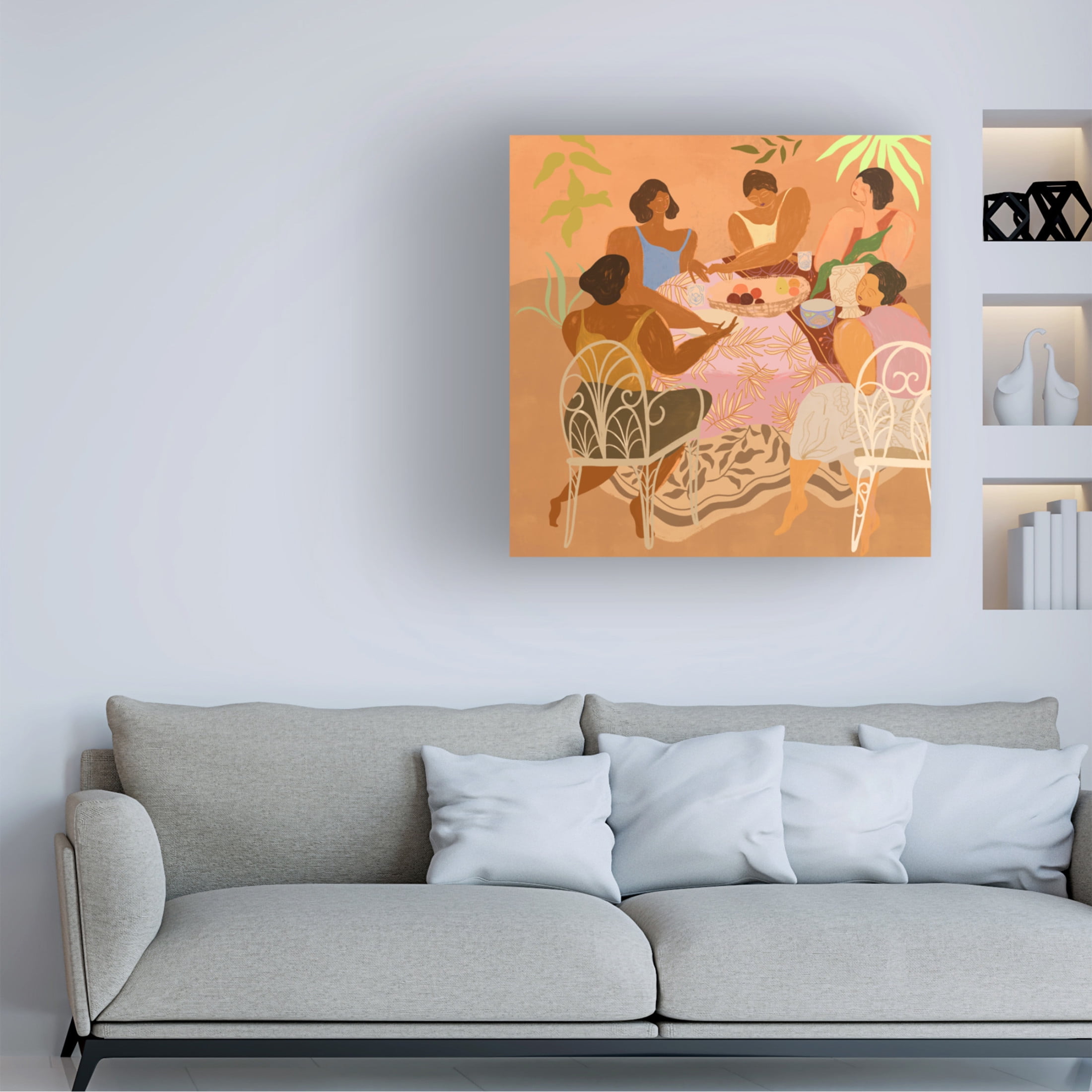 Trademark Fine Art Arty Guava We Meet Again Canvas Wall Art