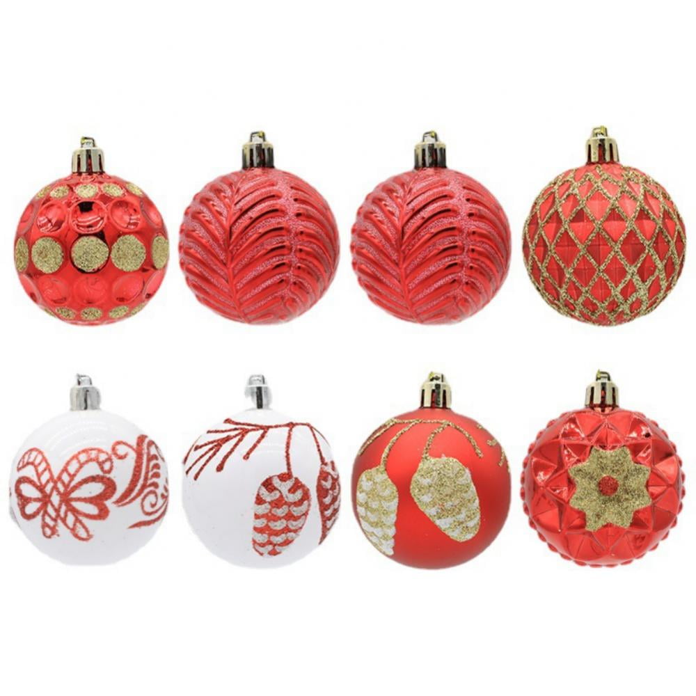 Christmas Ball Ornaments, Shatterproof Christmas Decorations Tree Balls