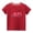 Red, variant on MeetoTime Kids Valentine's Day Printed Short Sleeve Tops Funny Graphic Cotton T-Shirt for Boys Girls