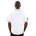 thumbnail image 2 of Men's-Starter White Buffalo Bills Relay Vintage Full-Button Baseball Jersey, 2 of 2