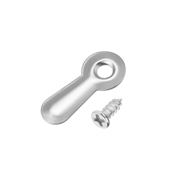 Frame Turn Button, 3/4" Metal Ridged w Screws for Hanging Pictures, 100