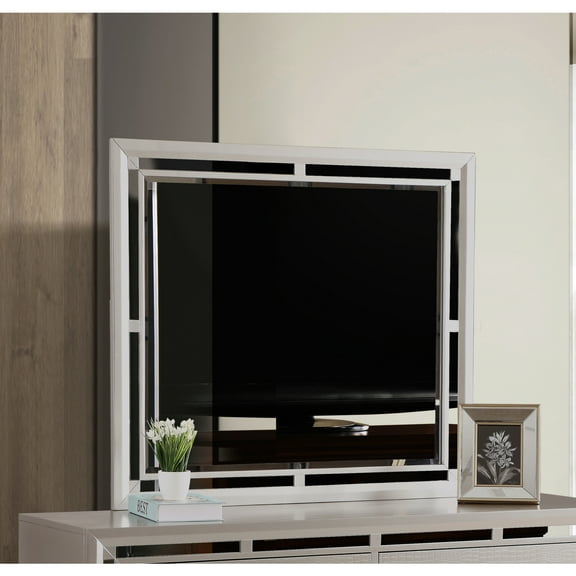 Glory Furniture Alana Bedroom Mirror - Silver Champagne
