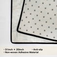 thumbnail image 3 of Modern Abstract Kitchen Mat 31"x20" Non Slip Soft Plush Low Profile Kitchen Rug, Textured Sink Mat for Laundry Room Bedroom Office, 3 of 6