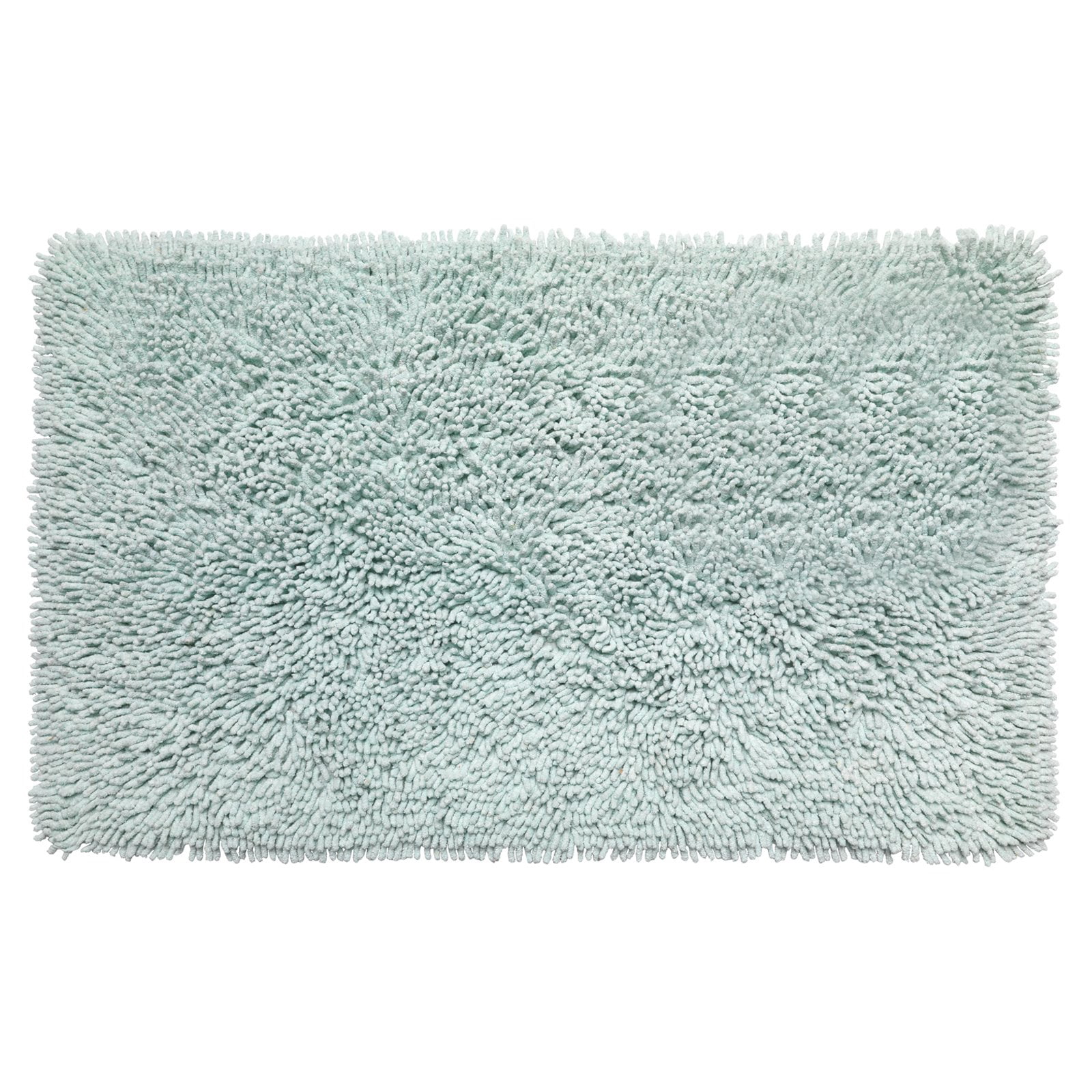 Sweet Home Collection Shaggy Chenille Cotton Noodle Bathroom Rug