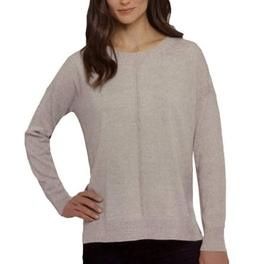 ADRIENNE VITTADINI Women's Long Sleeve Sweater Medium, ECream SMK - NEW