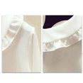 thumbnail image 6 of larppty Girls Blouse Shirts Spring Fall Long Sleeve Button-Down Top Ruffle Collar, 6 of 7