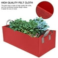 thumbnail image 2 of Zmeidao Fabric Raised Garden Bed, Plant Grow Bags, 39.4x23.6x7.9in Rectangle Planting Container for Growing Herbs, Flowers and Vegetables, 2 of 6