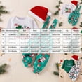 thumbnail image 4 of Gerichy My First Christmas Baby Boy Outfit Letter Print Romper Long Pants and Santa Hat 3Pcs Cute Clothes 0-18 Months, 4 of 7