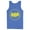 Royal Blue, variant on Men's Batman Logo Cute Cartoon  Tank Top Royal Blue 2X Large