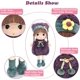 thumbnail image 4 of Kawaii 17 inch Stuffed Plush Girl Toy Doll Good Gift for Kids Baby Lover.(Purple), 4 of 5