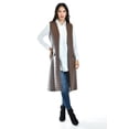 thumbnail image 2 of Chaleco largo de vinipiel Roman Fashion /Juvenil, 100 (Café) cafe CH, 2 of 5