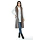 thumbnail image 2 of Chaleco largo de vinipiel Roman Fashion /Juvenil, 100 (Café) cafe G, 2 of 5