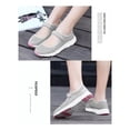 thumbnail image 3 of Zapatos casuales Superleves para mujer, transpirables, rojo/blanco/negro, 3 of 8