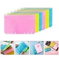 thumbnail image 6 of TAILTOSS PVC Binder Pockets Yellow for Six-Ring Compatibility 12Pcs 6.7X4.1X0.04In, 6 of 10