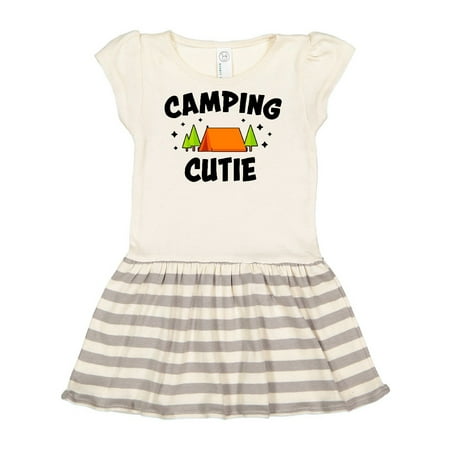 

Inktastic Camping Cutie Gift Toddler Girl Dress