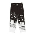 thumbnail image 4 of Daiia Piano Keys With Musical Notes Women's Sleep Pant with Pockets and Drawstring,Pajama Pants-X-Large, 4 of 9