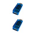 thumbnail image 4 of Sidaley Probador de capacidad de voltaje de corriente USB profesional Detector estable de alta resistencia Detectores de energía móvil Herramienta de Azul 2piezas, 4 of 6