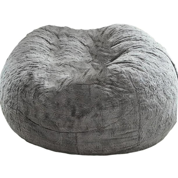 Sofá lavable a máquina con cremallera sin relleno para tumbona reclinable Gris claro