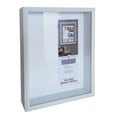 thumbnail image 2 of 12" x 16" White Beveled Shadow Box Picture Frame by Studio Décor - Includes Pre-attached Hanging Hardware - Horizontal or Vertical Display - 1 Pack, 2 of 3