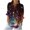 Red, variant on Christmas Tops for Women Christmas Holiday Blouse Long Sleeve Button Front Shirt with Festive Tree Print Elegant Party Top My Items