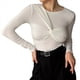 thumbnail image 1 of Camiseta Asimétrica de Larga con Cuello en V y Frontal para Mujer S, 1 of 9