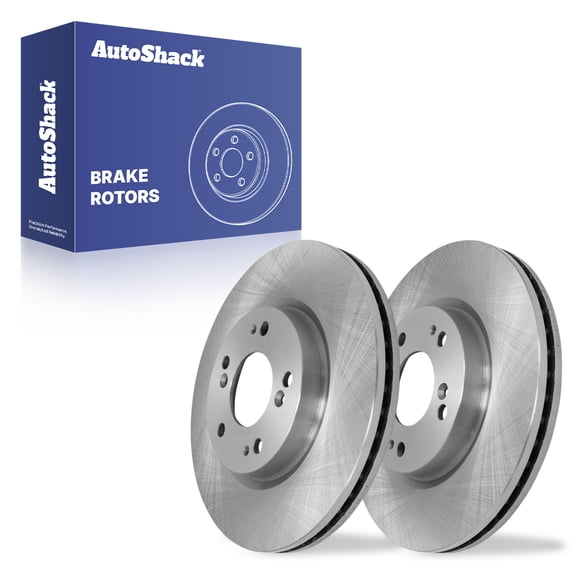 AutoShack Front Brake Rotors for Jeep & Mitsubishi, Patriot 2007-2017 Compass 2007-2017 Outlander Sport 2011-2024 Outlander 2007-2020, 4WD AWD FWD L4 2.0L 2.4L V6 3.0L - 11.57" (294 mm), 5-Lug