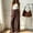 Brown, variant on Pants For Women Polka Dot Wide Leg Pants Elastic Drawstring Waist Loose Fit Cotton Linen Casual Vacation Trousers Pink XXL