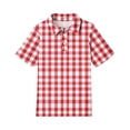 thumbnail image 5 of CCRFTGI Polo Shirts for Kids Girls Size 10-12 Plaid Shirt Polo Shirts Uniform Summer Tops Athletic Tennis Lapel Button Collared Polo Short Sleeve Cute Tops Red 12-13 Years, 5 of 7