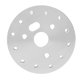 thumbnail image 2 of M Buder Adaptador Universal de Cubo de Volante 0.5 Pulgadas (1.27 cm) Espaciador de 6 Orificios a 3 Orificios Aleación de Aluminio CNC Reemplazo Automotriz Accesorios de Vehículo, Color Plata, 2 of 9
