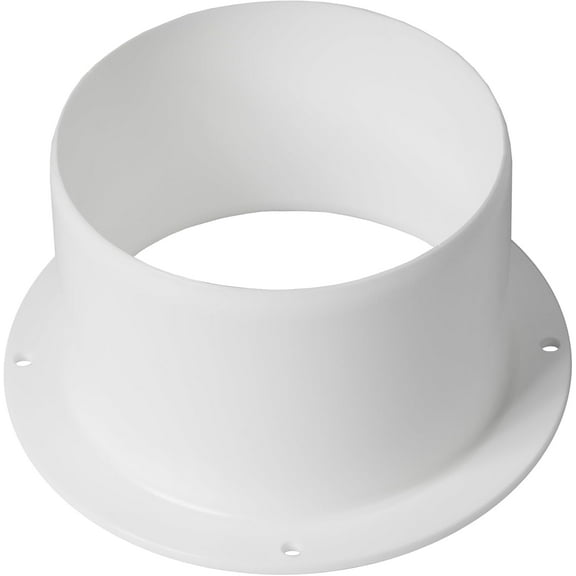 Repa Market 4" Inch Plastic Duct Connector Flange - Ventilation Ducting, Pipe Adapter