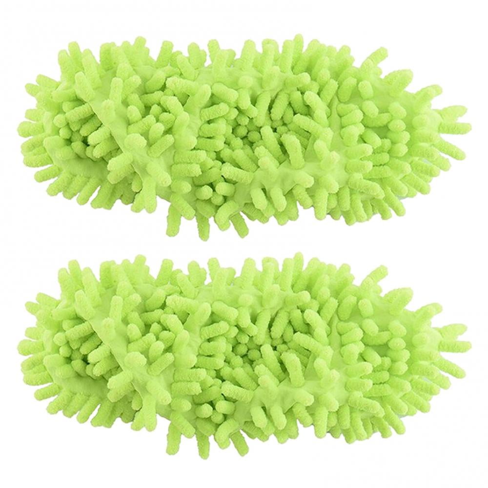 Ofocase 1pair Mop Slippers Shoes Cover for Floor Cleaning, Washable