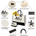 thumbnail image 2 of Bolsa de lona Vanqruo Mrs 2025 Bride con bolsa de maquillaje, 2 of 7