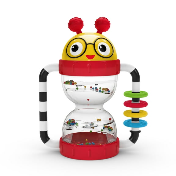 Baby Einstein Cal’s Sensory Shake-up Activity Rattle, BPA Free, Ages 3  Months