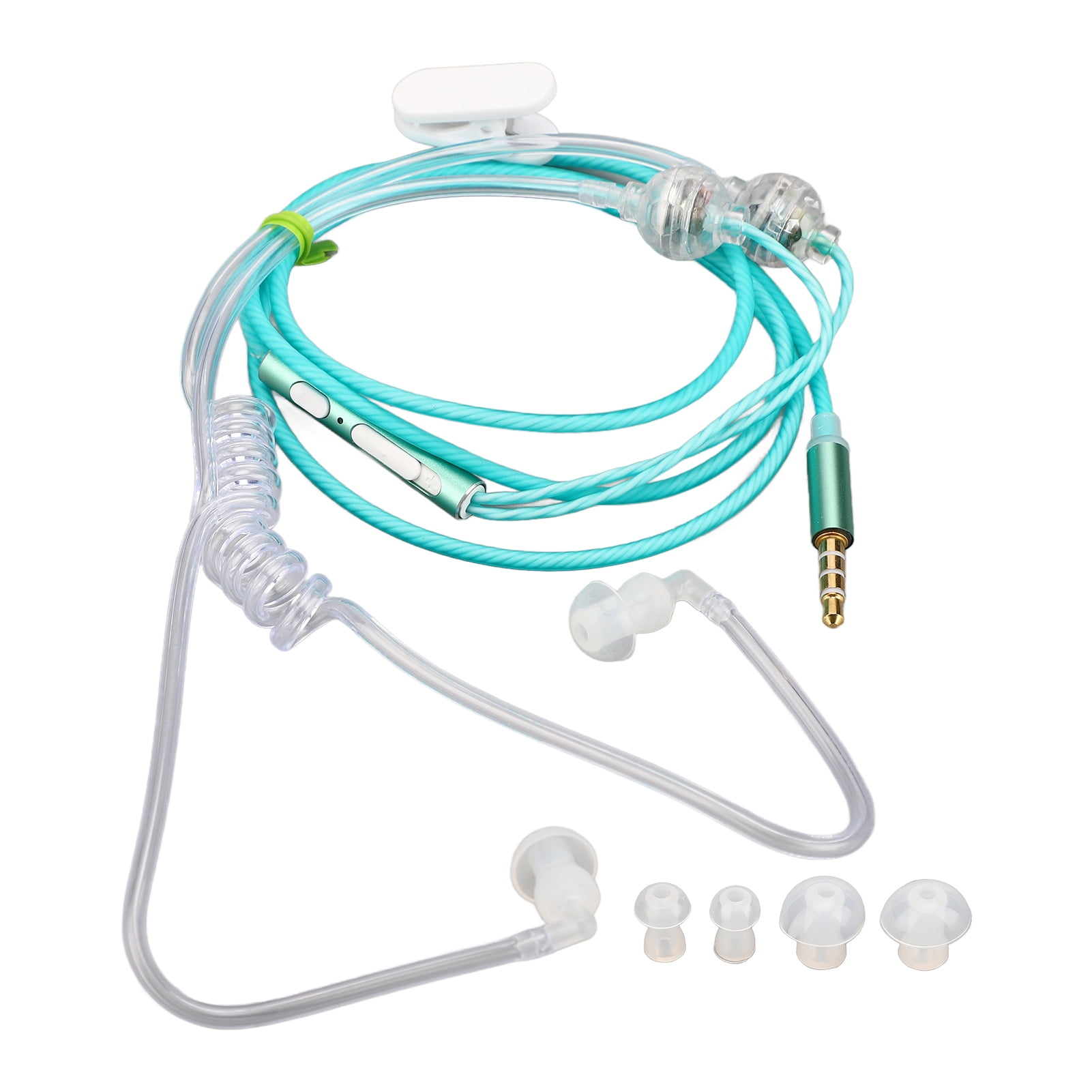 Binaural Air Tube Earbuds,Air Tube Earbuds Ergonomic Air Tube Earbuds Earphones Rapid Response