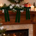 thumbnail image 3 of 12Pcs Velvet Bows for Christmas Tree Decorations Ornaments, Ribbon Garland Velvet Bows with Gold Twist Ties, Rustic Crafts Gift Bows for Indoor Outdoor Wreaths Garland Holiday Wrapping Crafts, 3 of 6
