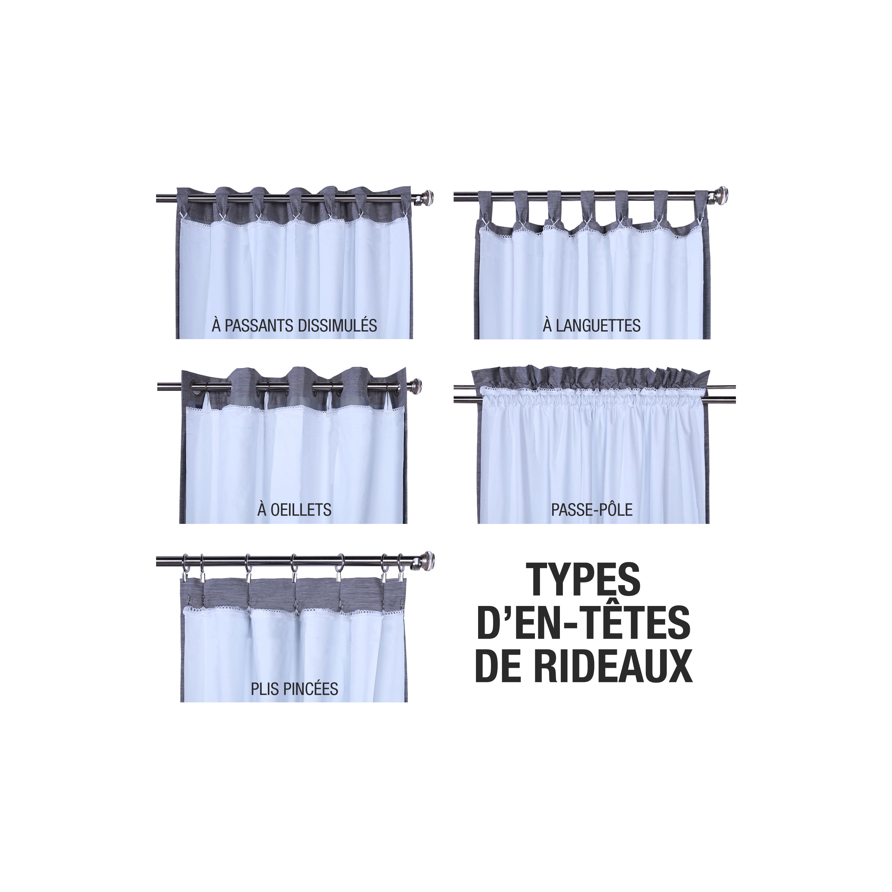 Urbain Multi-purpose Blackout Ultimate Curtain Liner 45" x 56" in White