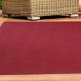 thumbnail image 3 of Superior Braided Solid Indoor/ Outdoor Area Rug, 6 x 9, Burgundy, 3 of 7