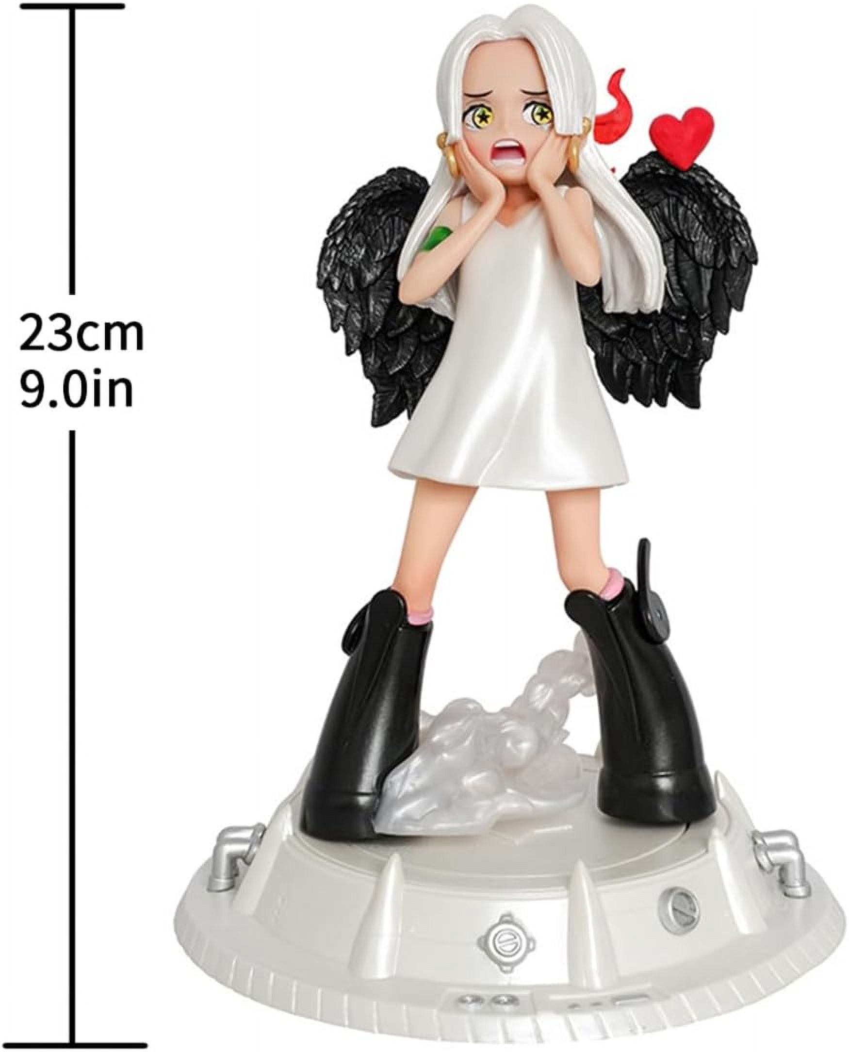 New Seraphim Boa Hancock 2pc (Pink+Black Ver) Character Anime Model Statue Action Figures Desktop Ornament Popular Decorations Fan Souvenirs Creative Gift Collectable