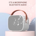 thumbnail image 3 of Altavoces Bluetooth Inalámbrico Altavoz Portátil con Micrófono para Ktv Partido, Altavoces Portátiles Bluetooth Soporta Tf/Aux/U-Disco/Radio Al Aire Libre Camping 9x7.5x6.5cm, 3 of 8