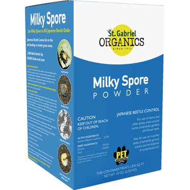 St. Gabriel Organics Milky Spore Grub Beetle Killer Powder - Pack of 2 ...