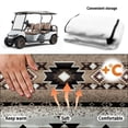 thumbnail image 6 of XYZCANDO Geometric Pattern Golf Cart Seat Covers Cute, Front Pockets Golf Cart Seat Protector Fit for Club Car, 6 of 8