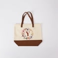 thumbnail image 5 of HIFA Initial Tote Bag for Women, Personalized Canvas Tote Bag - Two-Tone, Zipper Closure, Inner Pocket, Organic Cotton, Sturdy - Multipurpose Shoulder Bag Suitable for Shopping, Grocery, Beach, Travel, 5 of 5