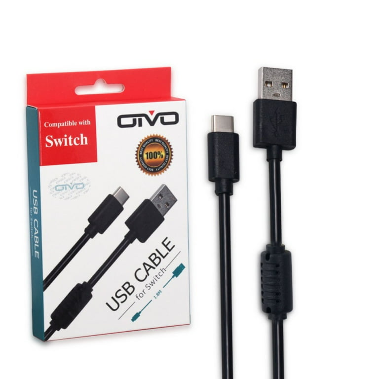 USB Type C Charging Cable 1.8 Meters Magnetic Ring Data Cord for