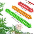 thumbnail image 2 of Long Knitting Loom Set with Instructions-Scarf Hat Blanket Loom Knitting Kit-Rectangular Knitting Looms for Beginners Kids Adults-Shawl Sweater Sock Knitting Looms for Crocheting, 2 of 14