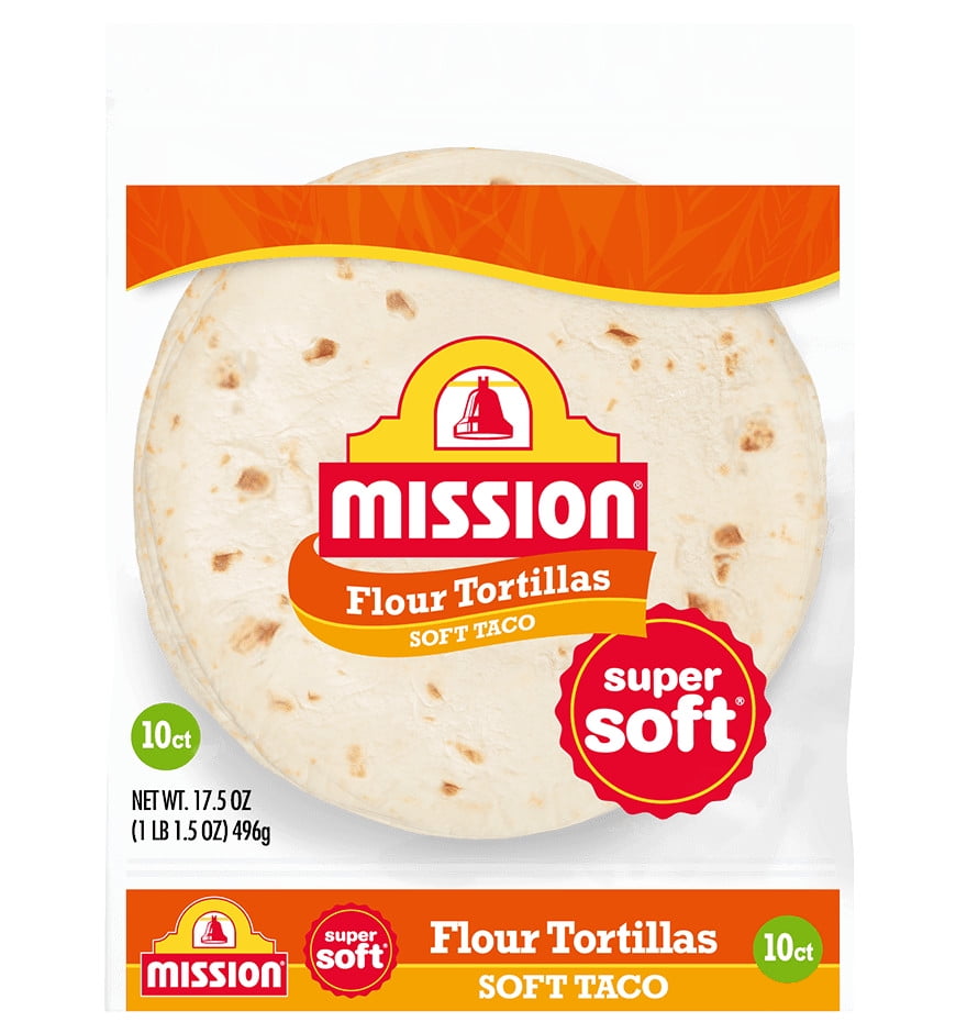 Mission Super Soft Taco Flour Tortillas, 10 Count